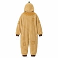 thumbnail image 6 of CONROSES Halloween Toddler Boys Flannel Hooded Jumpsuits Hallowmas Scarecrow Onesies Long Sleeve Zipper Warm Winter One Piece Footless Romper, Size 4-5 Years, 6 of 8