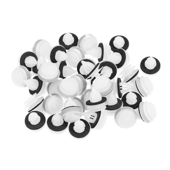 Unique Bargains 40 Pcs Door Trim Panel Clips Fastener Rivet Door Trim Panel Clip with Sealer for Mazda 3 No.GJ6R68ABX