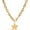 Gold, variant on Chunky Star Choker Necklace for Women Trendy Thick Chain Pendant Jewelry