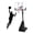 5.2-10ft, variant on Adjustable Portable Basketball Hoop, 5.2-10ft Height, 44" Shatterproof Backboard, with Base and Wheels, Outdoor Indoor for Driveway, Backyard, Pool