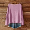 thumbnail image 4 of Holiday Blouses for Women 2025 Christmas Xmas Gift Casual Festive Holiday Long Sleeve Tops Pink Medium, 4 of 4