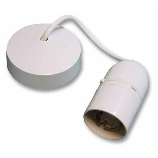 MK 6 Inch Pendant Lamp Holder and Ceiling Rose Set