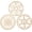 Beige, variant on Silicone Trivet Mat - Non-Slip & Heat Resistant Kitchen Pads for Countertops & Table - Trivets for Hot Dishes & Cookware - Pot Holder for Pots & Pans - Light Purple, Set of 3