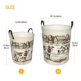 thumbnail image 5 of Kll Cows On The Farm Waterproof Foldable Laundry Hamper Bucket With Handles For Storage Bin,Kids Room,Home Organizer (Medium), 5 of 8