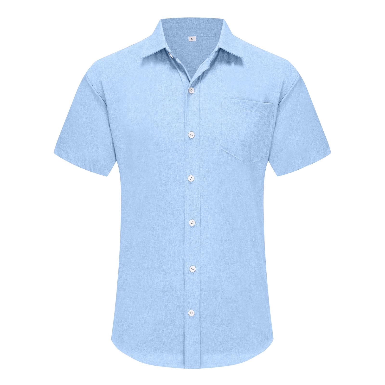 Chemise Homme IZOD Grise à Carreaux Manches Courtes - Taille L - Coton - Occasion TB