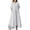 White, variant on Bigersell Maxi Dresses for Women Fashion Round Neck Loose Pockets Short Sleeve Solid MId-Calf Long Dress Beach Dresses for Female 2022 Women Skater Dresses, Style 36966, White XXL