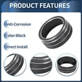 thumbnail image 4 of Unique Bargains Multimedia Media Control Switch Knob Cover Interior Trim for Infiniti Q50 14-19 Aluminum Alloy Black, 4 of 6