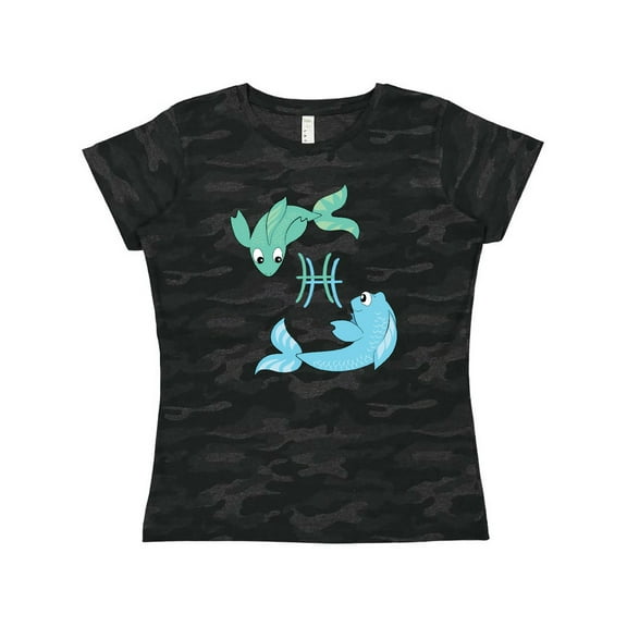 Inktastic Cute Pisces the Fish Zodiac Sign Women's T-Shirt
