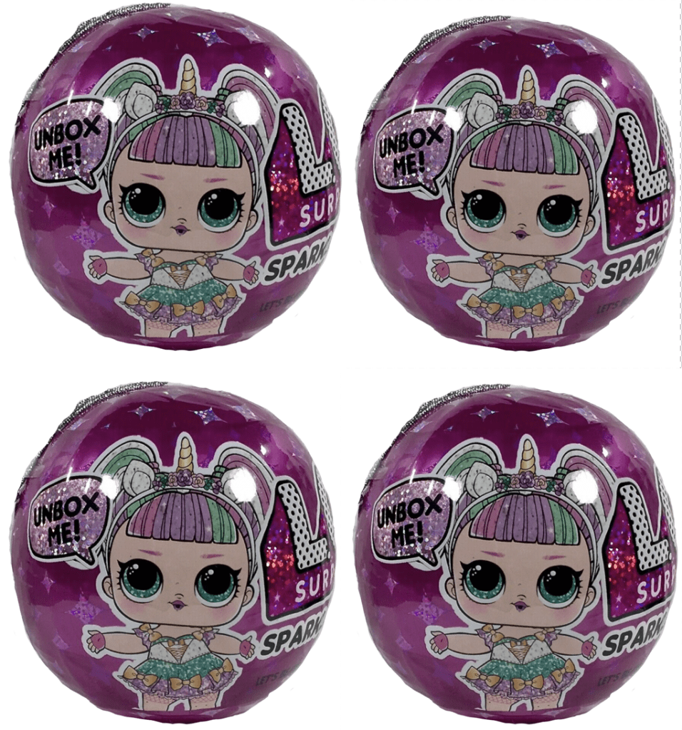 Sparkle Series Dolls 4 Pack