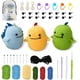 thumbnail image 1 of Beginner Crochet Kit Dinosaur Crochet Kits Animals Diy With Step Instructions Craft Art 3 Colors 6pcs, 1 of 5