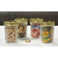 thumbnail image 4 of Mainstays 8 oz Mason Jars, Regular Mouth Quilted Half Pint Canning Jars with Lids and Rings, 12-Pack Small Glass Jars for Home Canning and Gifting, 4 of 12