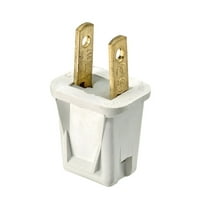 Leviton 123-007 Easy Wire Plug 15A-125V, White