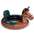 thumbnail image 1 of BigMouth Inc. Heavy Duty River Tube, Inflatable Raft for Floating River, Float with Drink Holder, Grab n' Latch Rope, and Comfy Mesh Seat - Bronco, 1 of 4