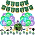 thumbnail image 2 of Banner Globos Pastel Topper Feliz Cumpleaños Eid Mubarak Decoración Verde Sunnimix Globo de fiesta de cumpleaños, 2 of 7