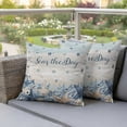 thumbnail image 3 of Outdoor Pillow Covers 20x20 Set of 2, Navy Blue Starfish Coastal Waterproof Patio Throw Pillow Covers for Couch Sofa Chair, Vintage Nautical Summer Coral Shell Pillowcases for Throw Pillows, 3 of 9