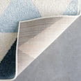 thumbnail image 5 of Well Woven Lincoln Modern Scandinavian Triangles Geometric Grey & Gold Area Rug 6x9 (6'7" x 9'2"), 5 of 8