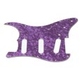 thumbnail image 1 of 11 Hole Electric Guitar Pickguard, Plastic Front Pick Guard for Strat Guitars with Aluminum Foil Backing Scratch Protection, 1 of 7