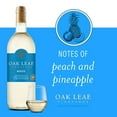 thumbnail image 3 of Oak Leaf Vineyards Moscato White Wine International, 750 ml Bottle, 10.0% ABV, 3 of 9