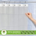 thumbnail image 3 of Forro de cortina de ducha Clean Healthy Living PEVA Frost, 3 of 4