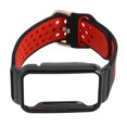 thumbnail image 3 of Correa de reloj de silicona transpirable con funda protectora de parachoques accesorio apto para Mi Band 7 Pro funda negra roja y negra, 3 of 5