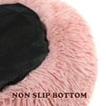 thumbnail image 3 of Round Plush Pet Bed for Dogs & Cats,Fluffy Soft Warm Calming Dog Bed Sleeping Kennel Nest,16 x 16 x 5.5", 3 of 6