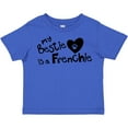 thumbnail image 3 of Inktastic Bestie Frenchie Boys or Girls Toddler T-Shirt, 3 of 5