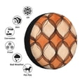 thumbnail image 5 of Multi-Size Car Tire Dust Cover Sunscreen, Corrosion, Dust And Water Keep Spare Tires Clean Sandybrown Moroccan Trellis Hand-Drawn Sketch_1 16 Inch, 5 of 8