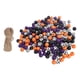 thumbnail image 4 of 200 cuentas de madera redondas de estilo rústico, espaciadoras decorativas para manualidades, guirnaldas y bisutería, color morado y negro., 4 of 14