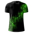 thumbnail image 4 of YDLCAFD Mens Digital 3D Printing Round Neck Short Sleeved Pullover T Shirt Short Sleeved Top Features:, 4 of 4