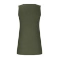 thumbnail image 5 of AherBiu Going out Tops for Women Cutout Neck Sleeveless Summer Tank Top Stretch Slim Fitted Camisole, 5 of 6