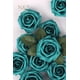thumbnail image 2 of Flores artificiales N&T NIETING, 25 unidades, rosas de espuma, color verde pavo real, 2 of 9