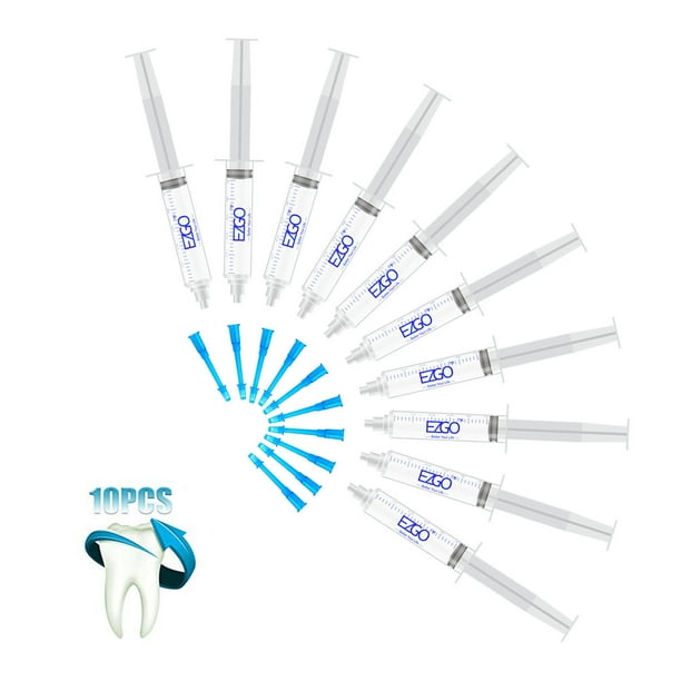 Teeth Whitening Gel 25*5ML Syringe Gel - Walmart.com ...
