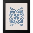 thumbnail image 2 of Nan 15x18 Black Modern Framed Museum Art Print Titled - Monochrome Terra Mesa Tile II, 2 of 5