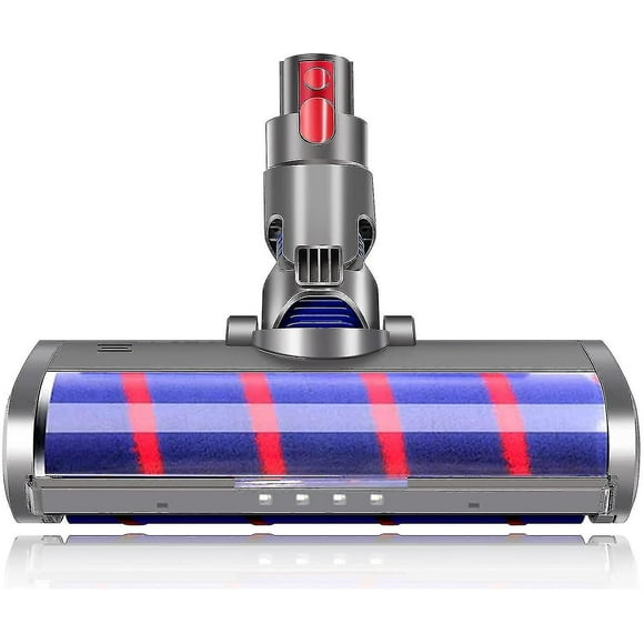 Soft Roller Cleaner Head For Dyson V7 V8 V10 V11 V15 Hardwood Floor Fluffy Roller Brush Head Attachment