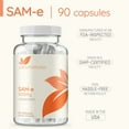 thumbnail image 6 of Clear Formula Bioactive SAM-e Supplement Capsule for Liver, Mood & Joint Support, 500mg, 90 Count, 6 of 8