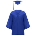 thumbnail image 5 of WEIGFI Toddler Boys Girls Preschool Graduation Outfits Cap And Gown Set With 2026 Tassel Formal Kindergarten Photo Shoot Wear Relaxed Beach Sets,Blue,6-7 Years, 5 of 8