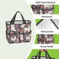 thumbnail image 4 of Garden Tool Bag,Shih Tzu Dog and Flower Floral Garden Tool Organizer,Garden Gifts,Waterproof Multi-Pocket Garden Tool Storage 11.8x5.5x11.4 Inch(Tools NOT Included), 4 of 6