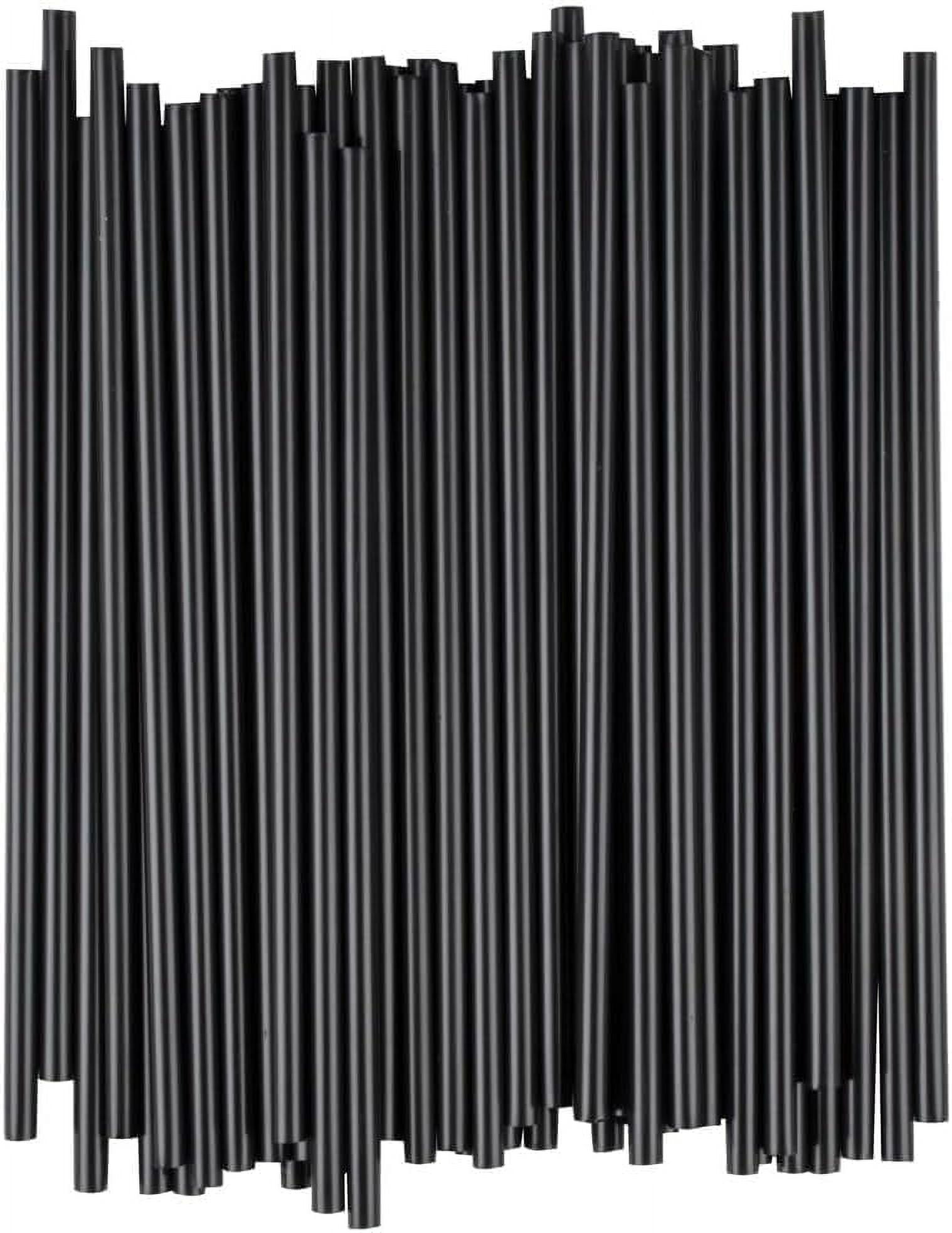 7-Inch Tall Plastic Coffee Stir Straws | Black | Pack Of 1000 - View #6