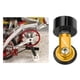 thumbnail image 4 of 2x Ruedas Pequeñas Aleación de Aluminio, Ruedas Giratorias 33.9mm, Rueda Auxiliar Rotación Suave Universal 360  degree Fácil de Mover para Plegabl Cola  Rueda fácil de bicicleta plegable, 4 of 7