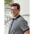 thumbnail image 4 of Foster Grant Men's Aviator Fashion Sunglasses Black, 4 of 6