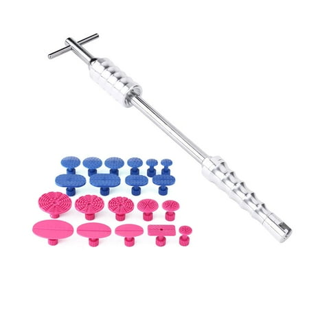Paintless Dent Repair Hail Removal T Bar Slide Hammer Glue Puller Tabs Car Body Tools