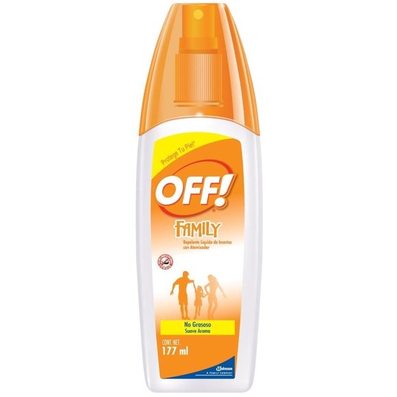 Repelente Líquido de Insectos OFF! Family Atomizador de 177ml