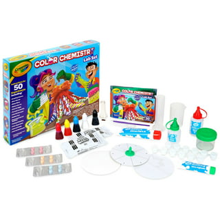NATIONAL GEOGRAPHIC Amazing Chemistry Set - Mega Chemistry Kit with Over 15  Science Experiments, Make Glowing Worms, a Crystal Tree, Fizzy Solutions,  and More, Great STEM Gift for Girls and Boys 