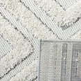 thumbnail image 4 of SAFAVIEH Cottage Wight Geometric Indoor/Outdoor Area Rug, Ivory/Light Grey, 8' x 10', 4 of 6