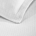 thumbnail image 6 of Superior Solitaire Cotton Decorative Bedspread and Sham Set, Queen, White, 6 of 10
