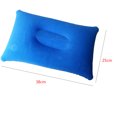 thumbnail image 2 of Billuyoard Plegable portátil para viajes al aire libre, almohada para dormir, tienda de campaña, almohada inflable, avión, hotel, descanso, almohadas Juegos de cama azul Billuyoard JJ4668-05B, 2 of 6