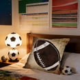 thumbnail image 4 of Nkmbld Soft Pillow Covers Sports Basketball Throw Pillowcases Set Linen Print Sofa Decorative Cushion Covers for Couch Bedroom Living Room Decor, 4 of 8