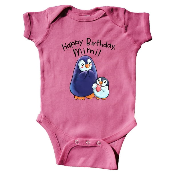 Happy Birthday, Mimi!- Cute Penguins Infant Creeper - Walmart.com - Walmart.com