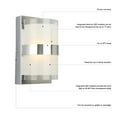 thumbnail image 5 of Design House Haswell 3-Light Indoor Bathroom Vanity Light, Polished Chrome, 5 of 16