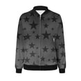 thumbnail image 4 of WRKEKC Veste à Fermeture Éclair Imprimée Légère Style Décontracté de Rue Manches Longues Grandes Tailles Gris TTG, 4 of 4